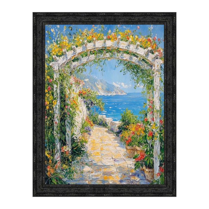 32x48 Frame Slim Bright Chrome Silver Pebbled Texture Picture Frame