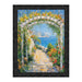 32x48 Frame Slim Bright Chrome Silver Pebbled Texture Picture Frame