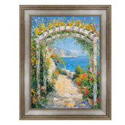 9x12 Frame Vintage Antique Silver Flat Panel Picture Frame