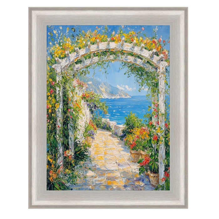 Silver Brushed Modern Slight Scoop Picture Frame 