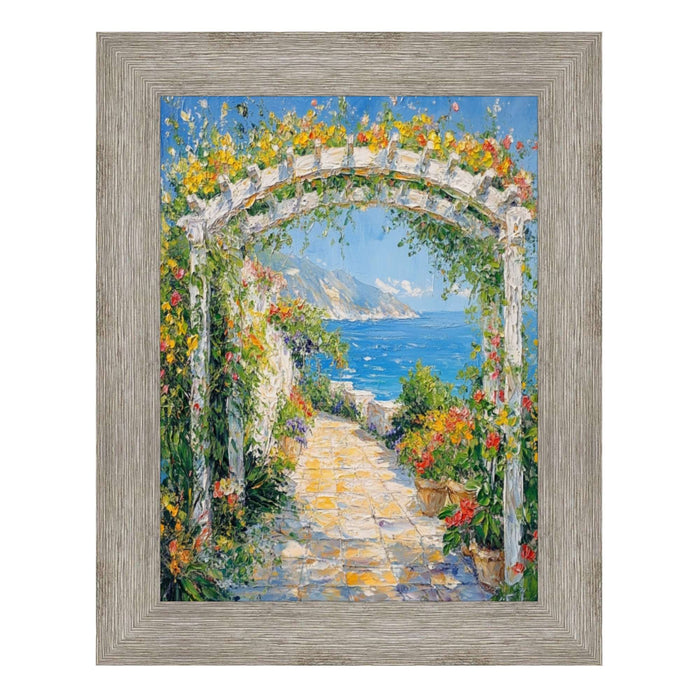 32x48 Frame Grey White Wash Grain Barnwood Picture Frame