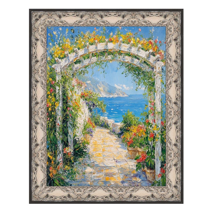 32x48 Frame Vintage Antique Alabaster White Wash Picture Frame