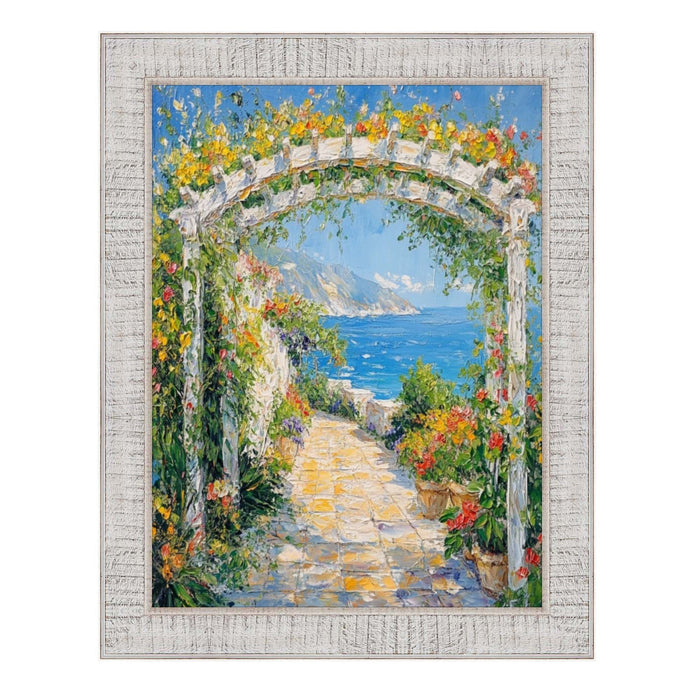 32x48 Frame Rustic Wood White Wash Picture Frame