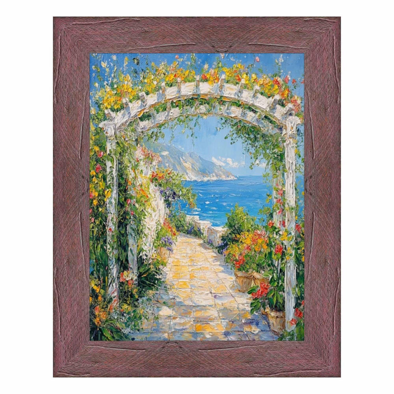 Drift Barnwood Hibiscus Rustic Picture Frame 