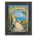 11x11 Frame Black Hammered Flat Picture Frame