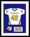 High School Lacrosse Senior Award Night Gift Idea - Jersey Frame Print  shopmodernmemory.com 