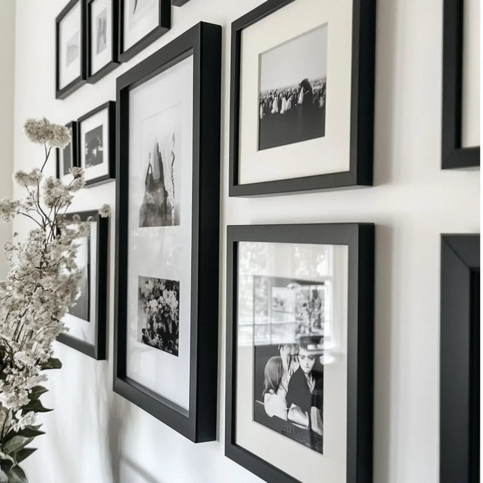 16×20 Black Paint‑by‑Numbers Canvas Frame 40x50 cm

