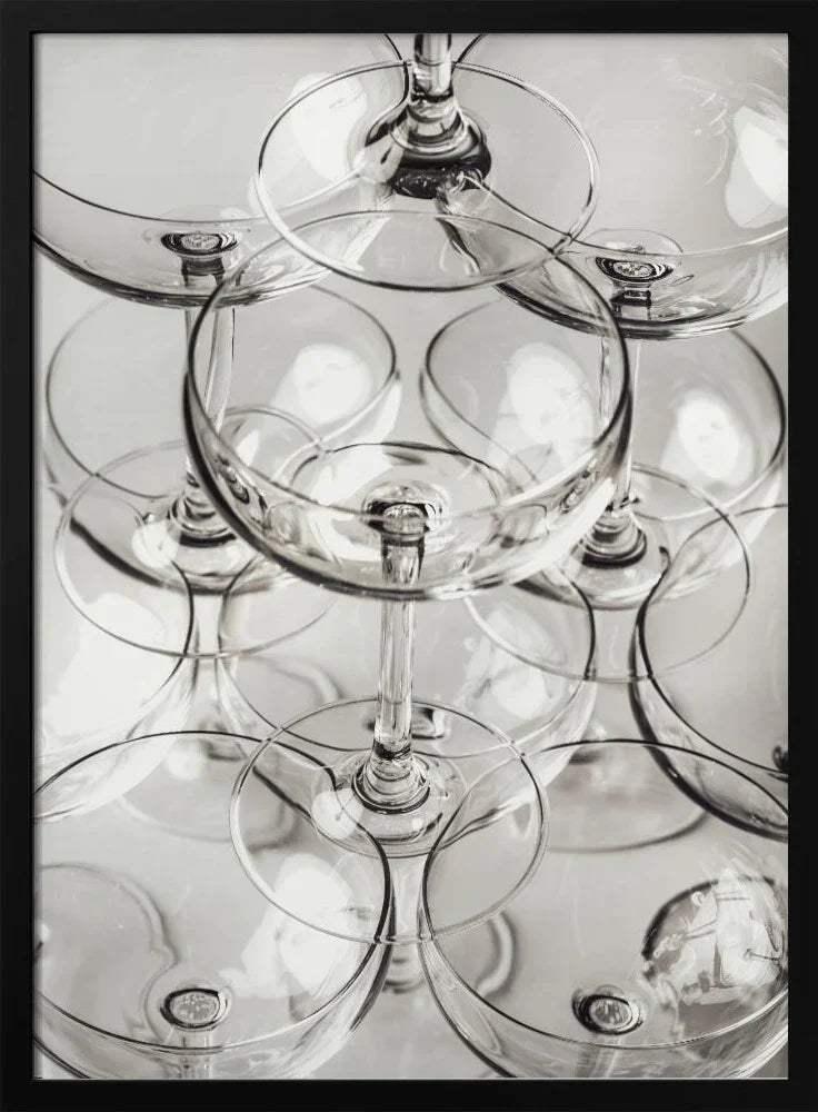Champagne tower_7 - Pictufy Studio III Framed Art | Home or Office Art