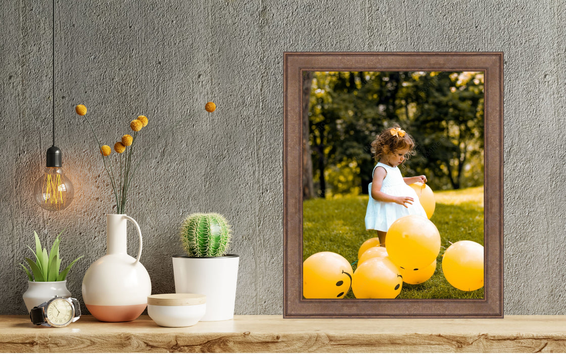 Mocha Mousse Bronze Picture Frame  shopmodernmemory.com 