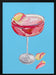 Sparkling Rose Gin Cocktail - Alice Straker Framed Art | Home or Office Art