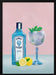 Gin Cocktail - Petra Lizde Framed Art | Home or Office Art