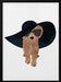 Cockapoo Sun Hat Framed Art Sarah Manovski | Home or Office Art
