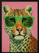 Leo With Glasses Framed Art Treechild | Home or Office Art