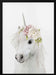 Floral Unicorn Framed Art Lola Peacock | Home or Office Art