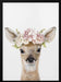 Floral Baby Deer Framed Art Lola Peacock | Home or Office Art