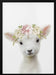 Floral Baby Sheep Framed Art Lola Peacock | Home or Office Art