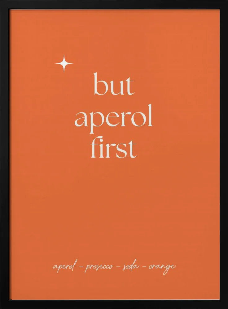 Aperol - Anne-Marie Volfova Framed Art | Home or Office Art
