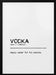 Quote Vodka Fun - Orara Studio Framed Art | Home or Office Art