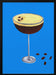 Espresso Martini Blue - Alice Straker Framed Art | Home or Office Art