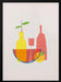 Still Life With Wine and Bottles - Little Dean Framed Art | Home or Office Art