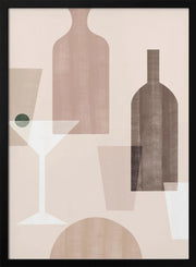 Martini - Kit Agar Framed Art | Home or Office Art