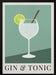 Gin &amp; Tonic - Andreas Magnusson Framed Art | Home or Office Art