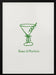 Green Bows and Martinis - ART of living Framed Art | Home or Office Art