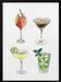 Cocktails - Petra Lizde Framed Art | Home or Office Art