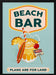 Beach Bar Summer Tropical Cocktail Bar Art - The Whiskey Ginger Framed Art | Home or Office Art