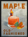 Maple Old Fashioned Cocktail - The Whiskey Ginger Framed Art | Home or Office Art