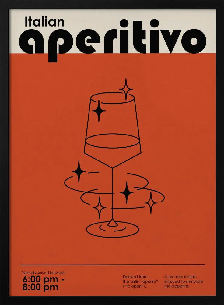 Italian Aperitivo - Paulina Budka Framed Art | Home or Office Art