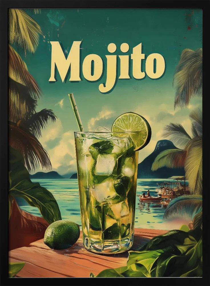 Mojito Vintage - Andreas Magnusson Framed Art | Home or Office Art