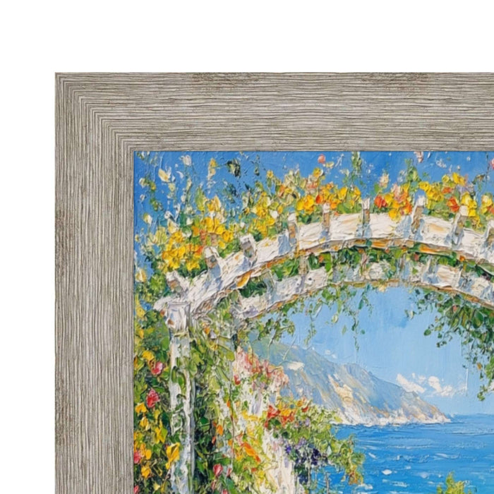 32x48 Frame Grey White Wash Grain Barnwood Picture Frame