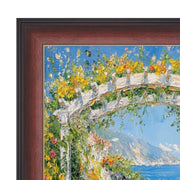 20x20 Frame Diploma Mahogany With Gold Line Picture Frame