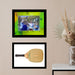 Pickleball Picture Frame: Black Wood Frame with Matting 5x7  shopmodernmemory.com 