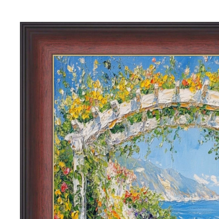 32x48 Frame Diploma Mahogany With Gold Line Picture Frame