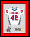High School Lacrosse Senior Award Night Gift Idea - Jersey Frame Print  shopmodernmemory.com 
