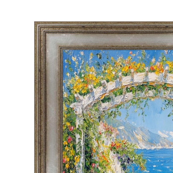 32x48 Frame Vintage Antique Silver Flat Panel Picture Frame