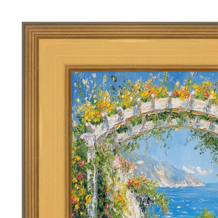 32x48 Frame Wide Gold Leaf Flat Panel Picture Frame