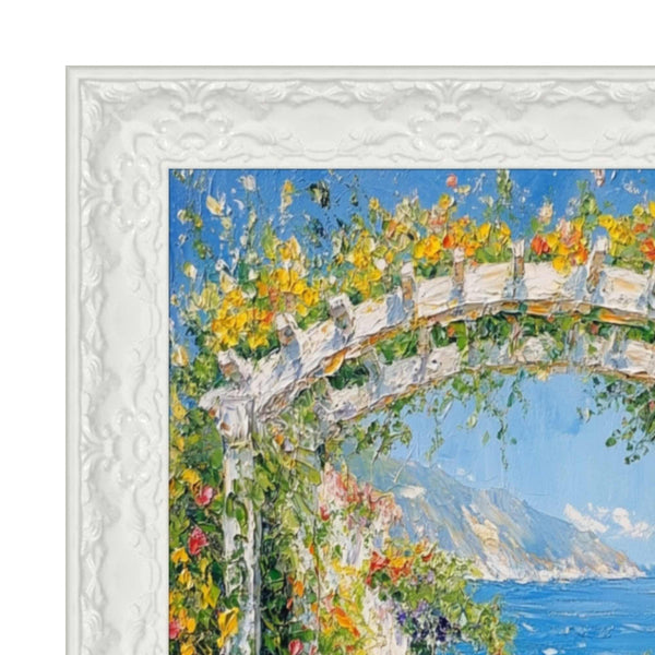 12x18 Frame Glossy Ornate Wedding White Picture Frame