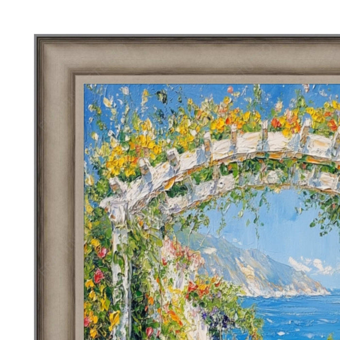 32x48 Frame Industrial Silver Metal Slope Picture Frame