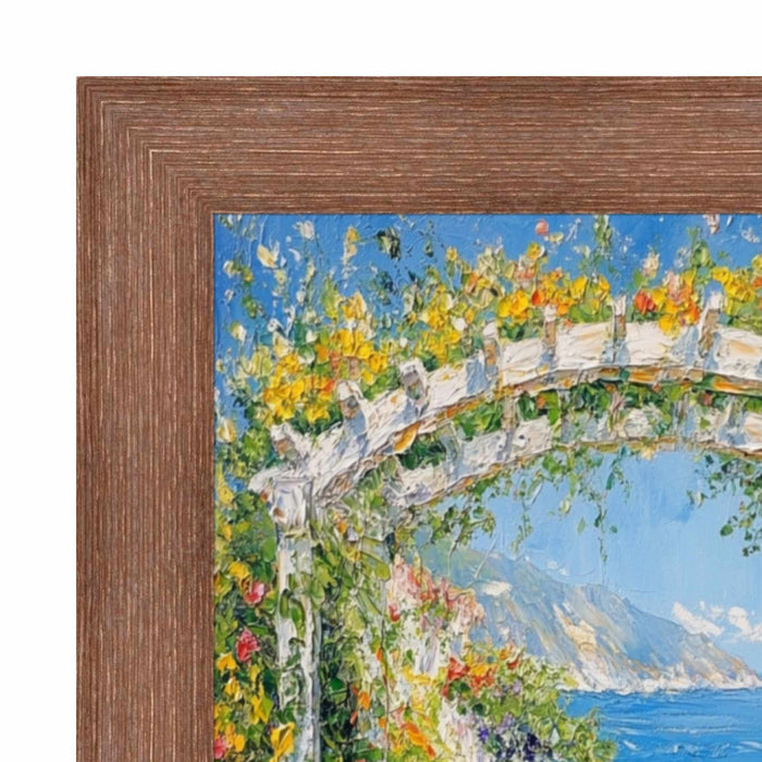 32x48 Frame Rust Brown Grain Barnwood Picture Frame
