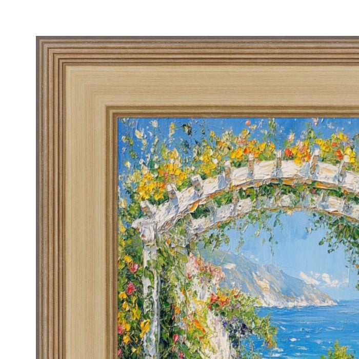 32x48 Frame Wide Antique Silver Gold Wash Picture Frame
