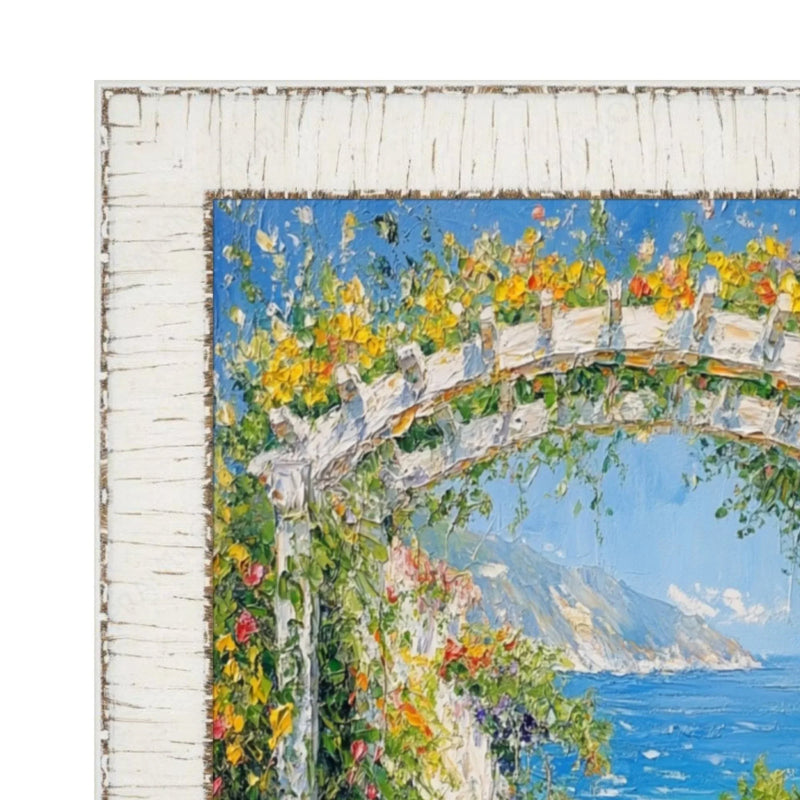 40x50 Frame White Birch Wood Scoop Picture Frame