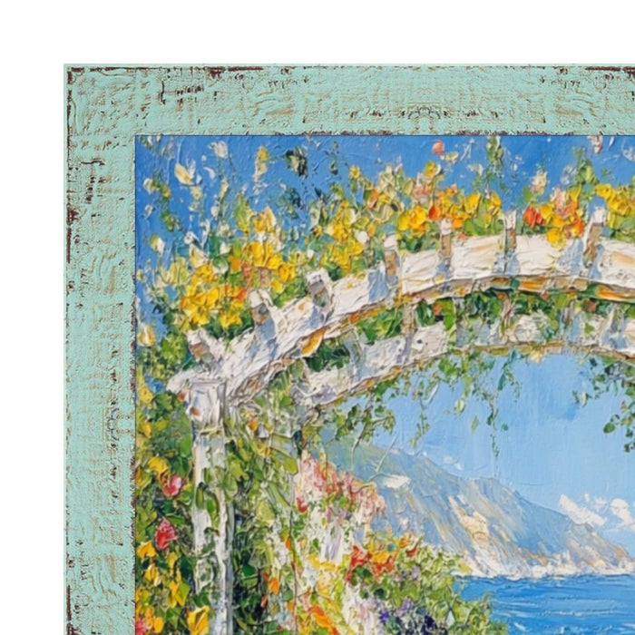 32x48 Frame Slim Teal Seaspray Chabi Chic Farmhouse Rustic Picture Frame