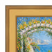 20x20 Frame Wide Gold Leaf Flat Panel Picture Frame