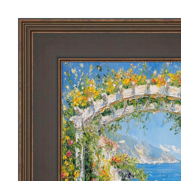 32x48 Frame Wide Gold Black Flat Panel Picture Frame