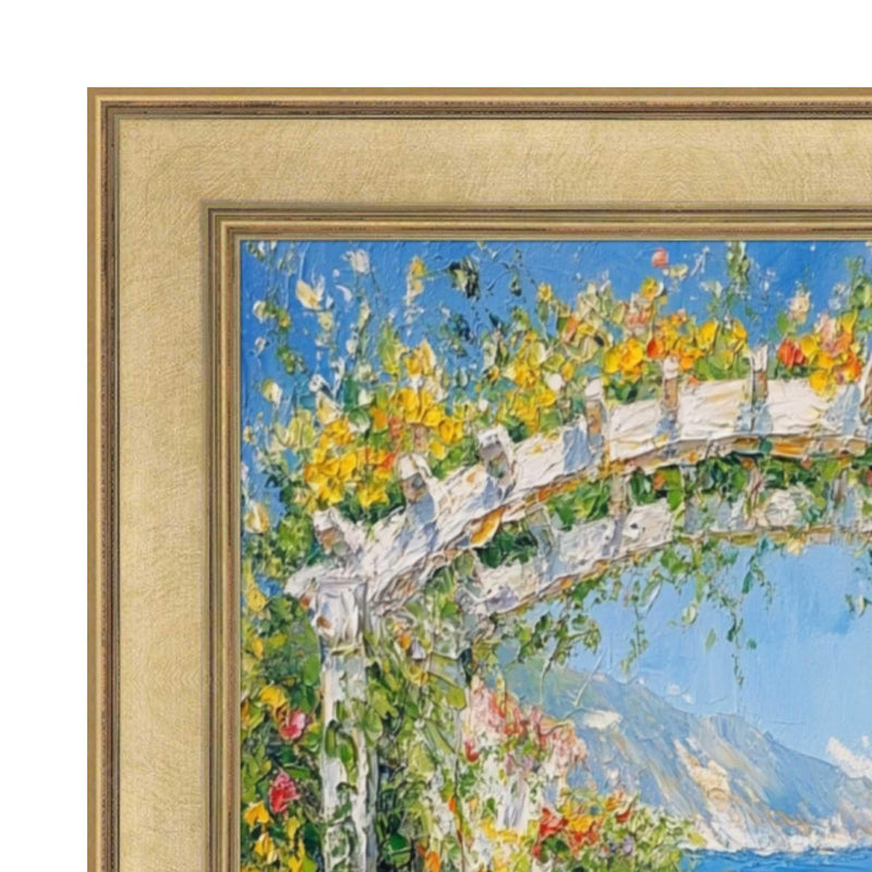 22x22 Frame Modern Contemporary Champagne Gold Flat Picture Frame