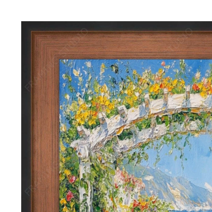 40x40 Frame Vintage Brushed Rust Copper Black Picture Frame