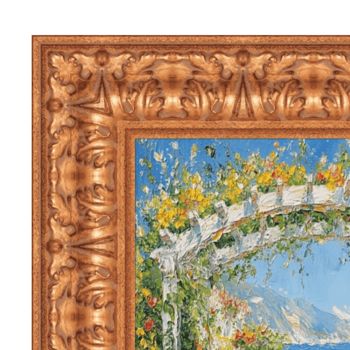 32x48 Frame Ornate Wide Antique Gold Picture Frame-D8080